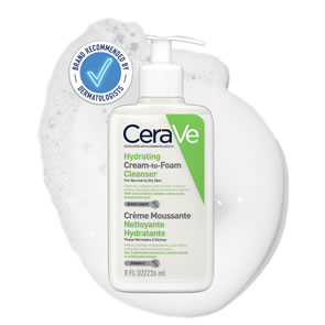 CeraVe Hydrating Cream-to-Foam Cleanser (236ml)