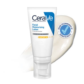 CeraVe AM Facial Moisturising Lotion SPF50 (52ml)