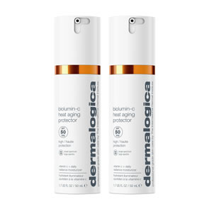 Dermalogica Biolumin-C Heat Aging Protector SPF50 (2 x 50ml) Duo